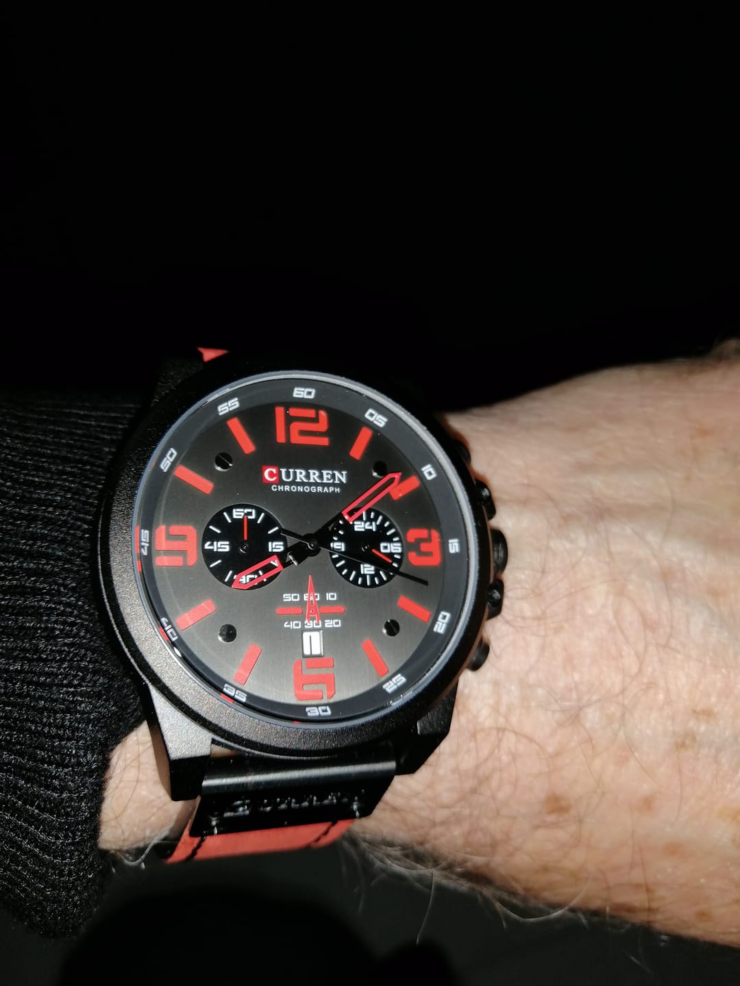Customer photo review of Curren Sofia® orologio uomo pelle