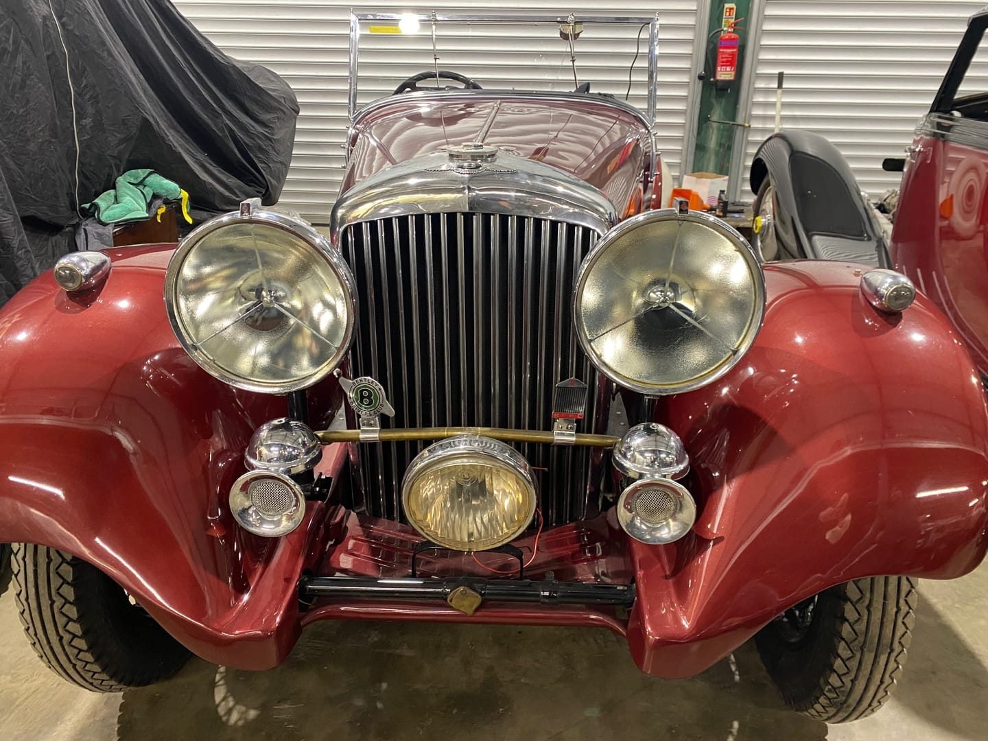 Customer photo review of Classic Oblong Metal Pressed Number Plate - 520mm x 111mm