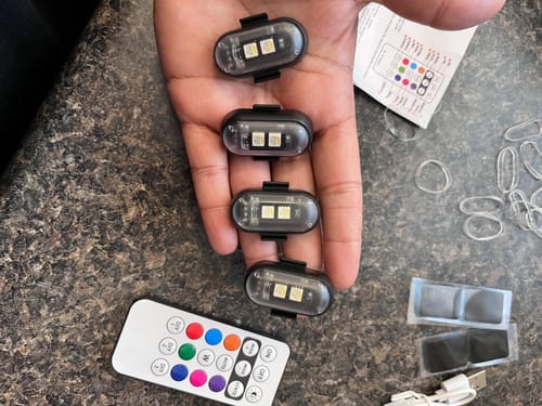 Customer photo review of Mini Wireless LEDs