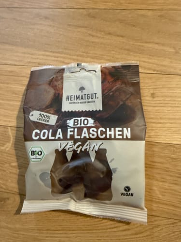 Customer photo review of Bio Fruchtgummi Cola Flaschen