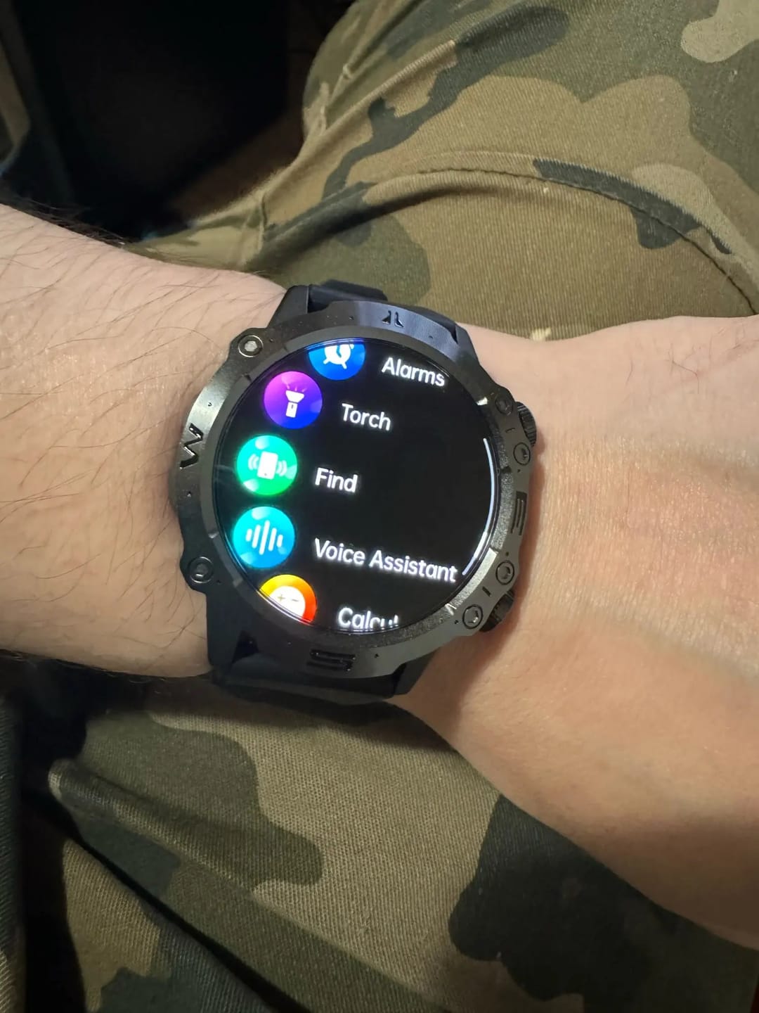 Customer photo review of Bearscome PRO 3 High-end ECG/EKG blood sugar health HD sports smart watch