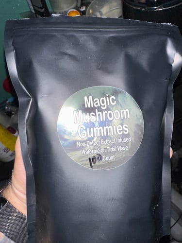 Customer photo review of Microdose Mushroom Gummies - 75% Off