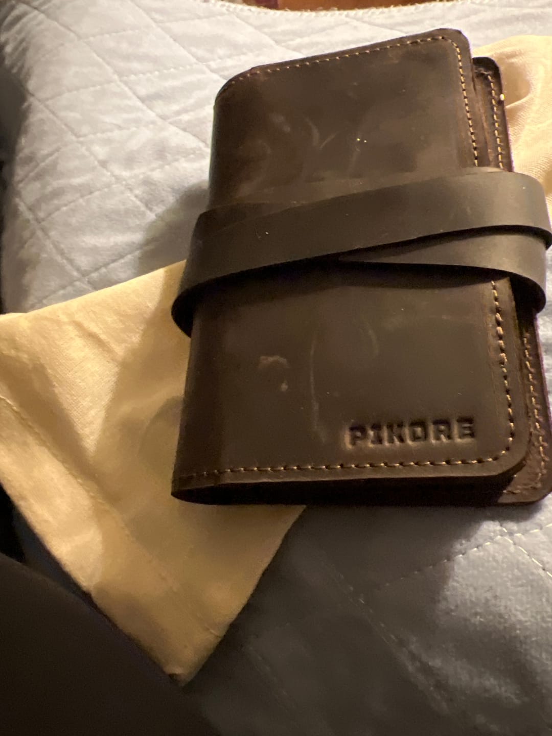 Customer photo review of Leather Custom Sketchbook