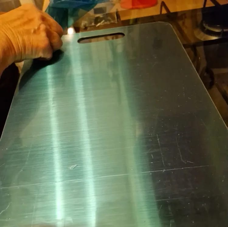 Customer photo review of Steel Chopping Board Set