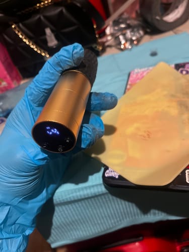 Customer photo review of Tattoo Kit - Neebol F3 Rotary Tattoo Gun Starter Kit