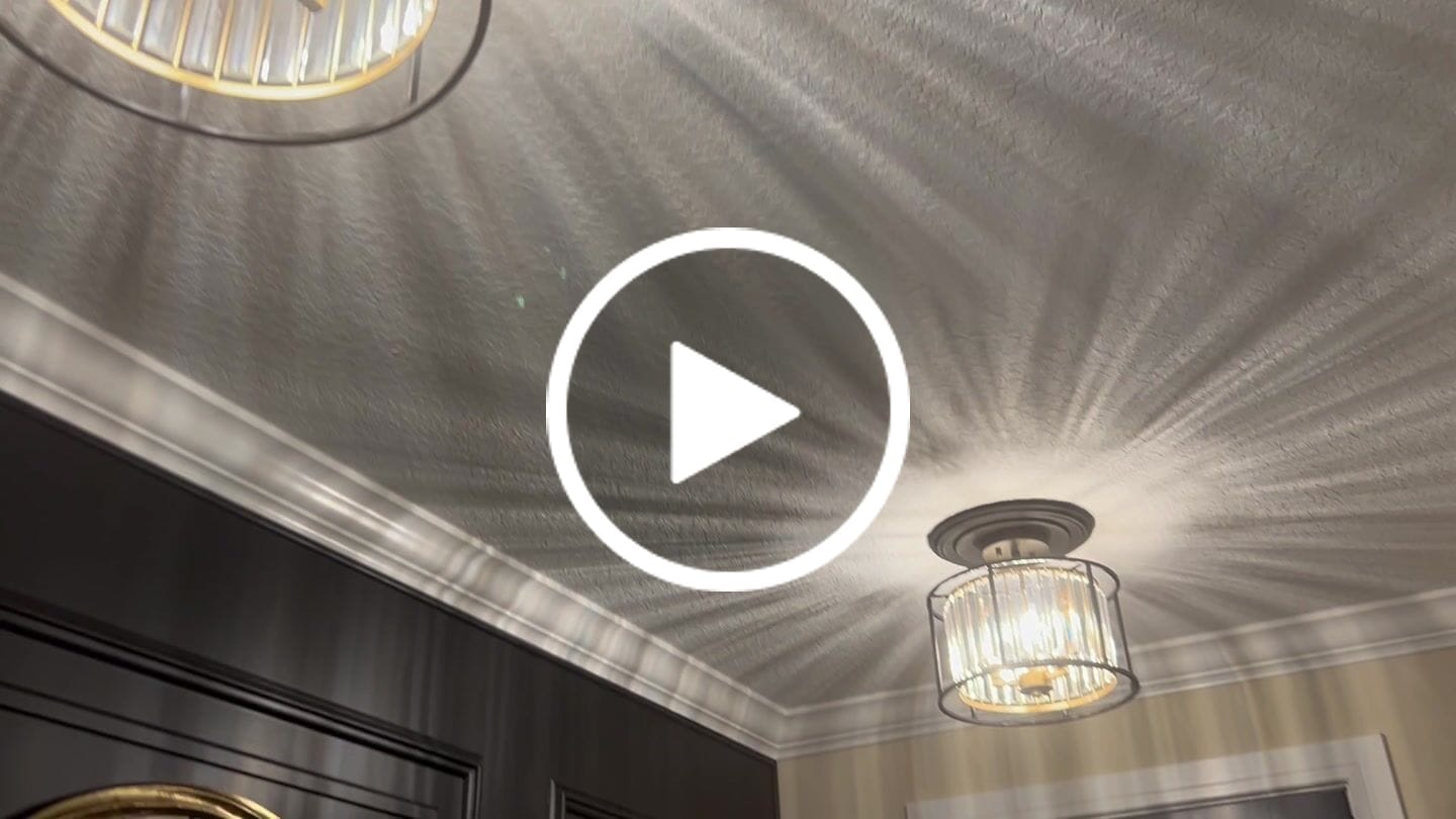 Customer video review of Modern 3-Light Layered Crystal Drum Semi-Flush Mount