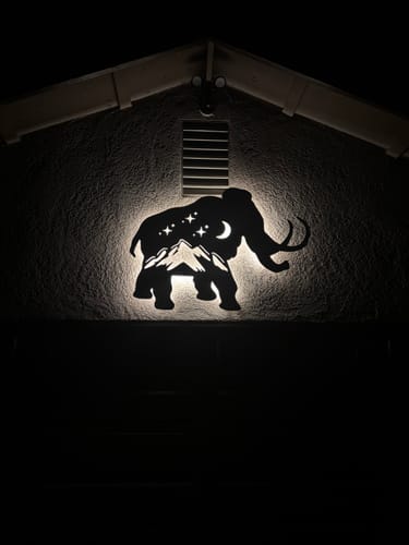 Customer photo review of Mammoth Mountain - Metal Wall Art