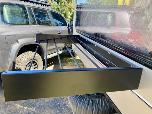 Customer photo review of Caravan Wall Mounted Drying Rack - Foldable Indoor and Outdoor