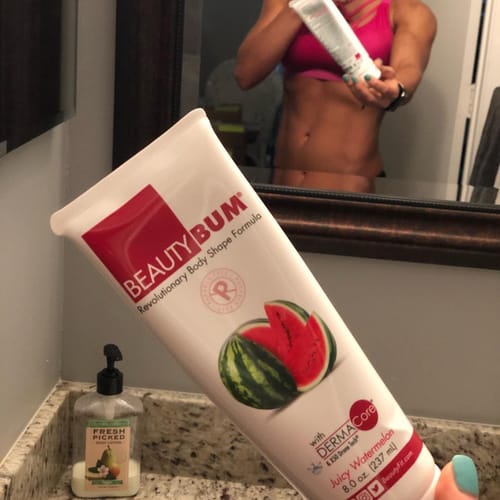 Customer photo review of BeautyBum® Anti-Cellulite, Skin Tightening Lotion