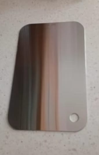 Customer photo review of Steel Chopping Board Set