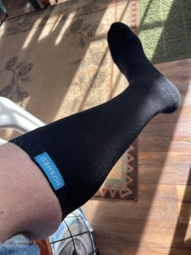 Customer photo review of Performance Eucalyptus Compression Socks