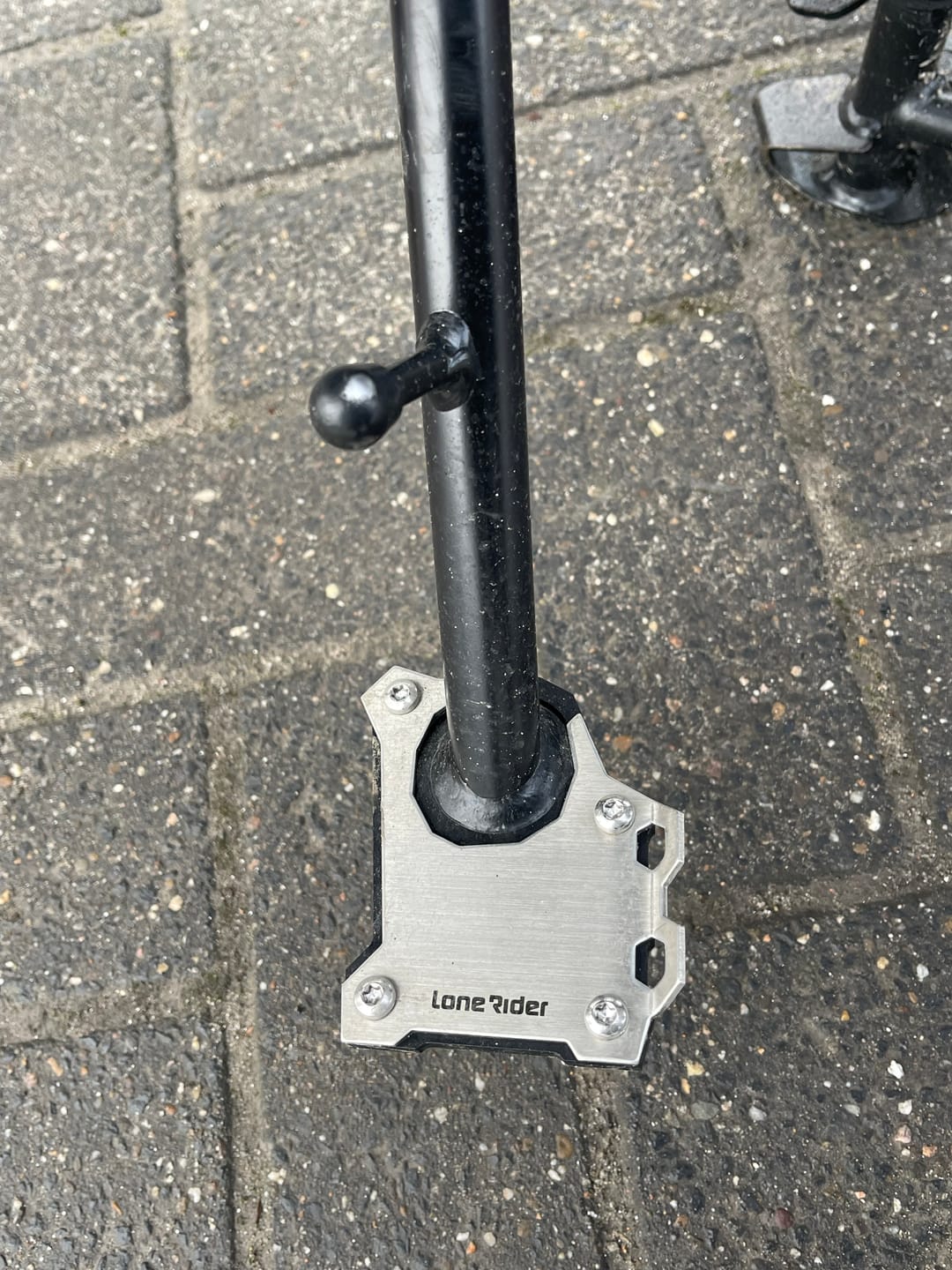 Customer photo review of Side Stand Foot Extension BMW R1200/1250GS/Adventure