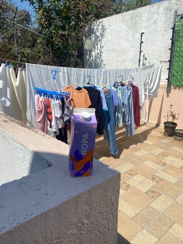 Customer photo review of Detergente de ROPA en cartón