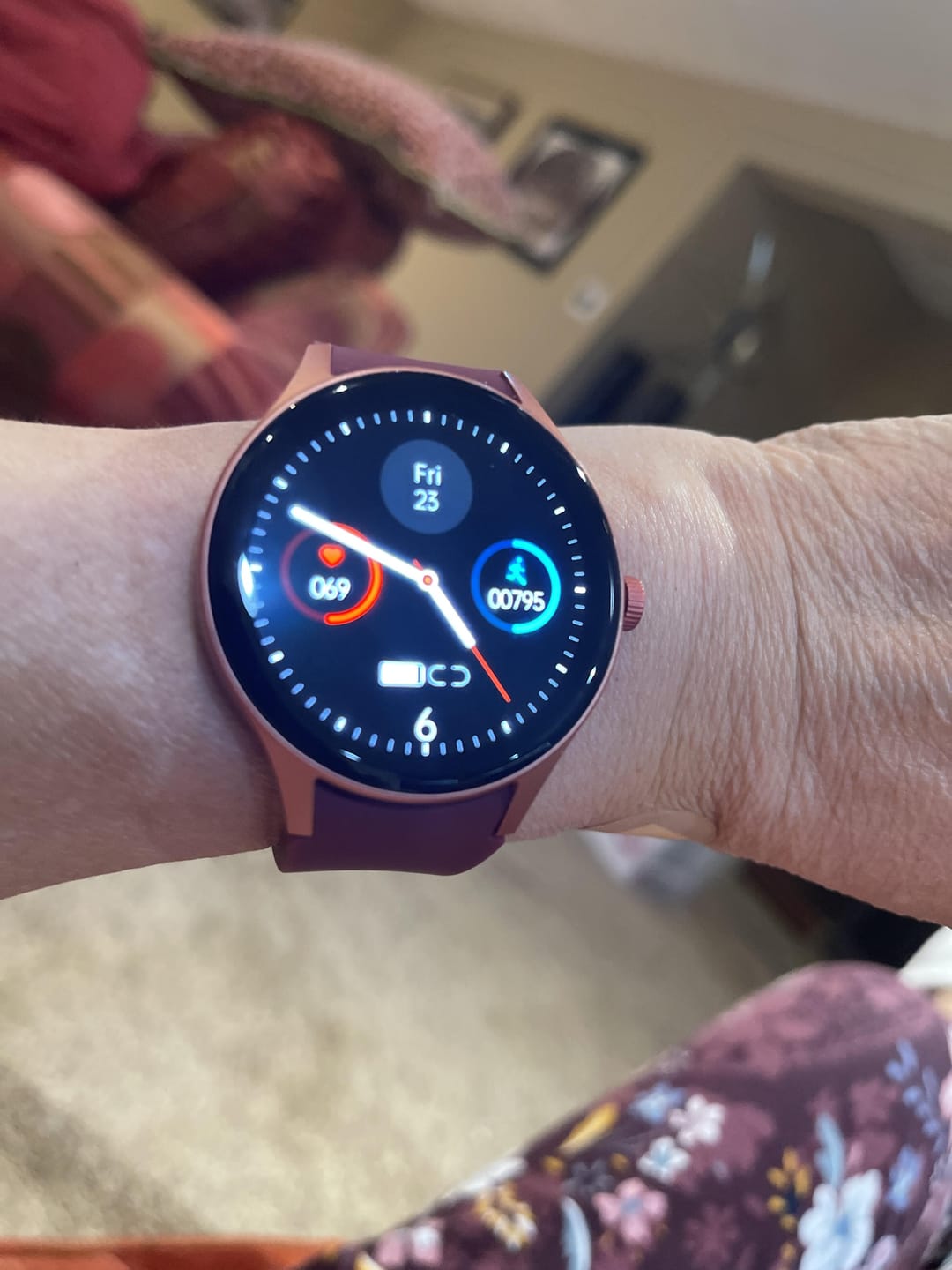 Customer photo review of Bearscome Blood Sugar Blood Pressure Blood oxygen Sleep Monitoring Waterproof Smartwatch