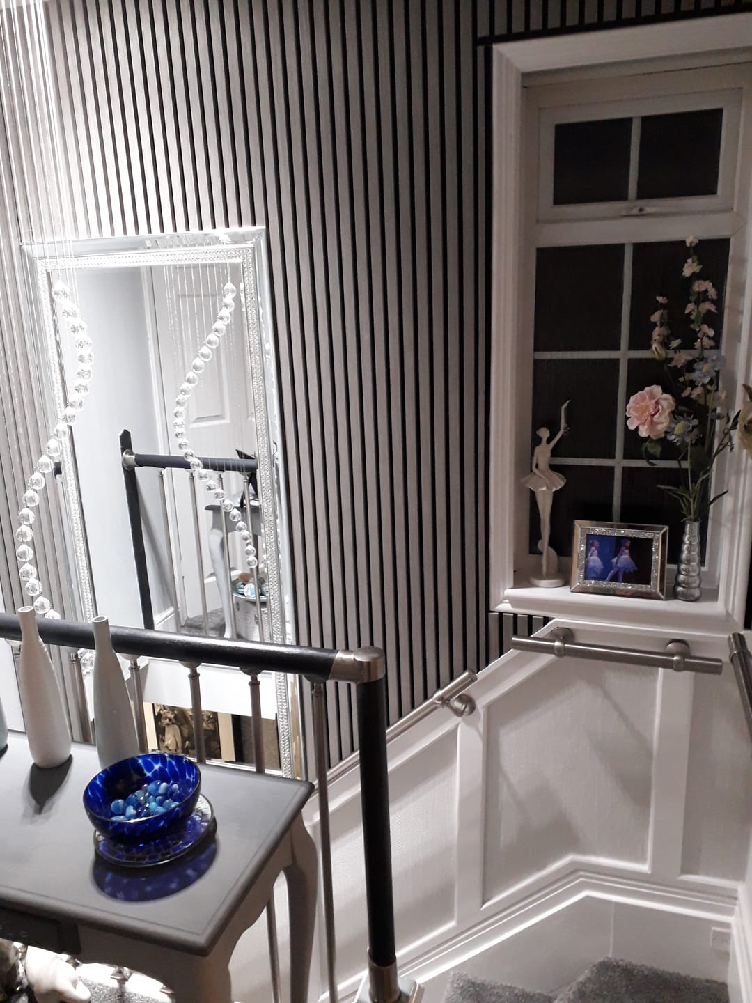 Customer photo review of Wooden Wall Panel | Grey Walnut | Premium 3-sided Wood Veneer