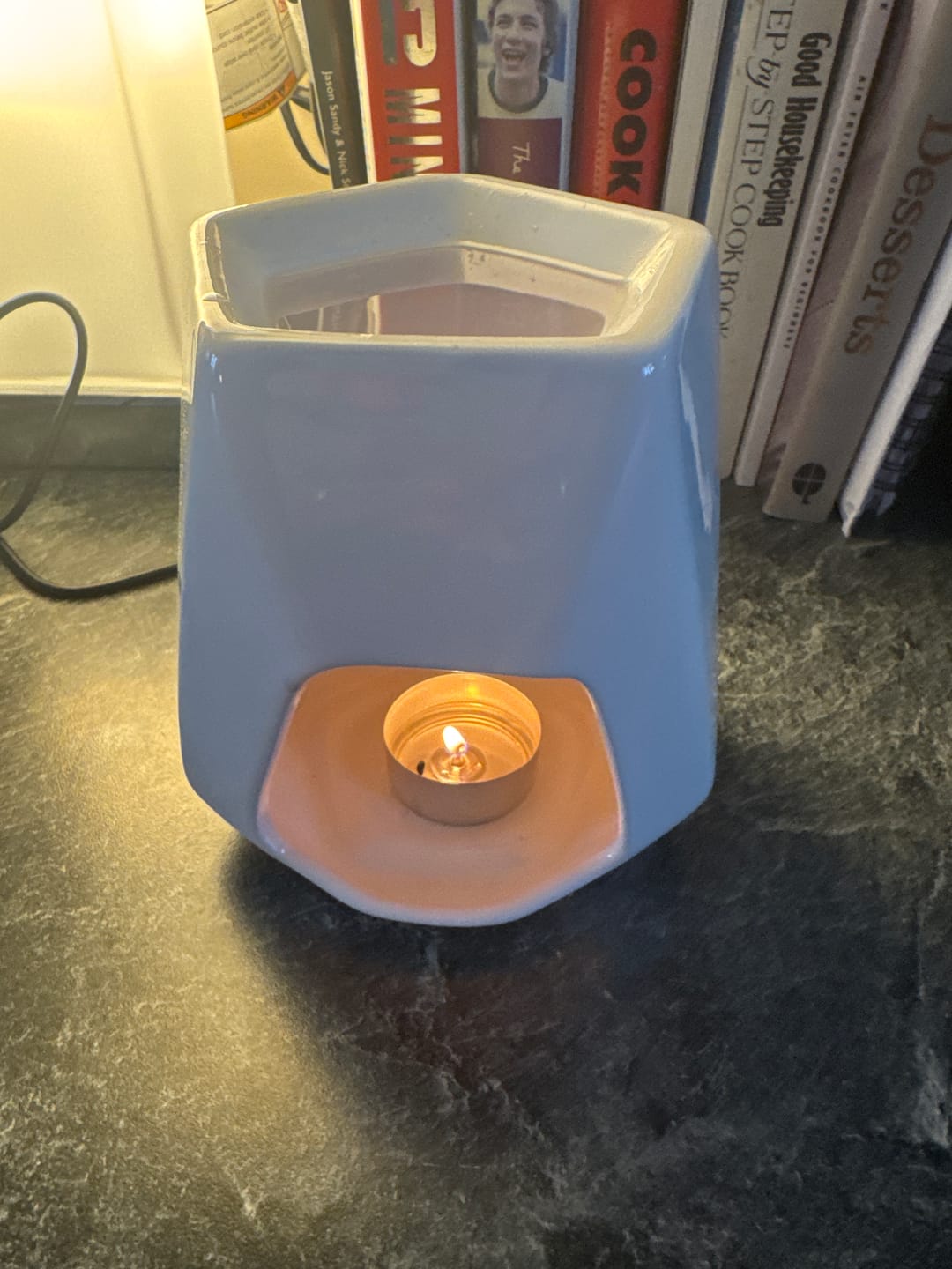 Customer photo review of Vanilla & Sea Salt Caramel Gel Melt