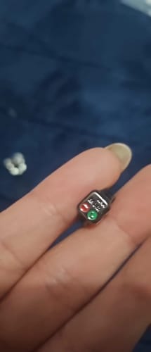 Customer photo review of 925 Sterling Silver Watch Charm