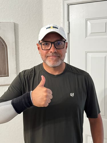 Customer photo review of BNB X Imperial Performance Cap - BNB Blanco