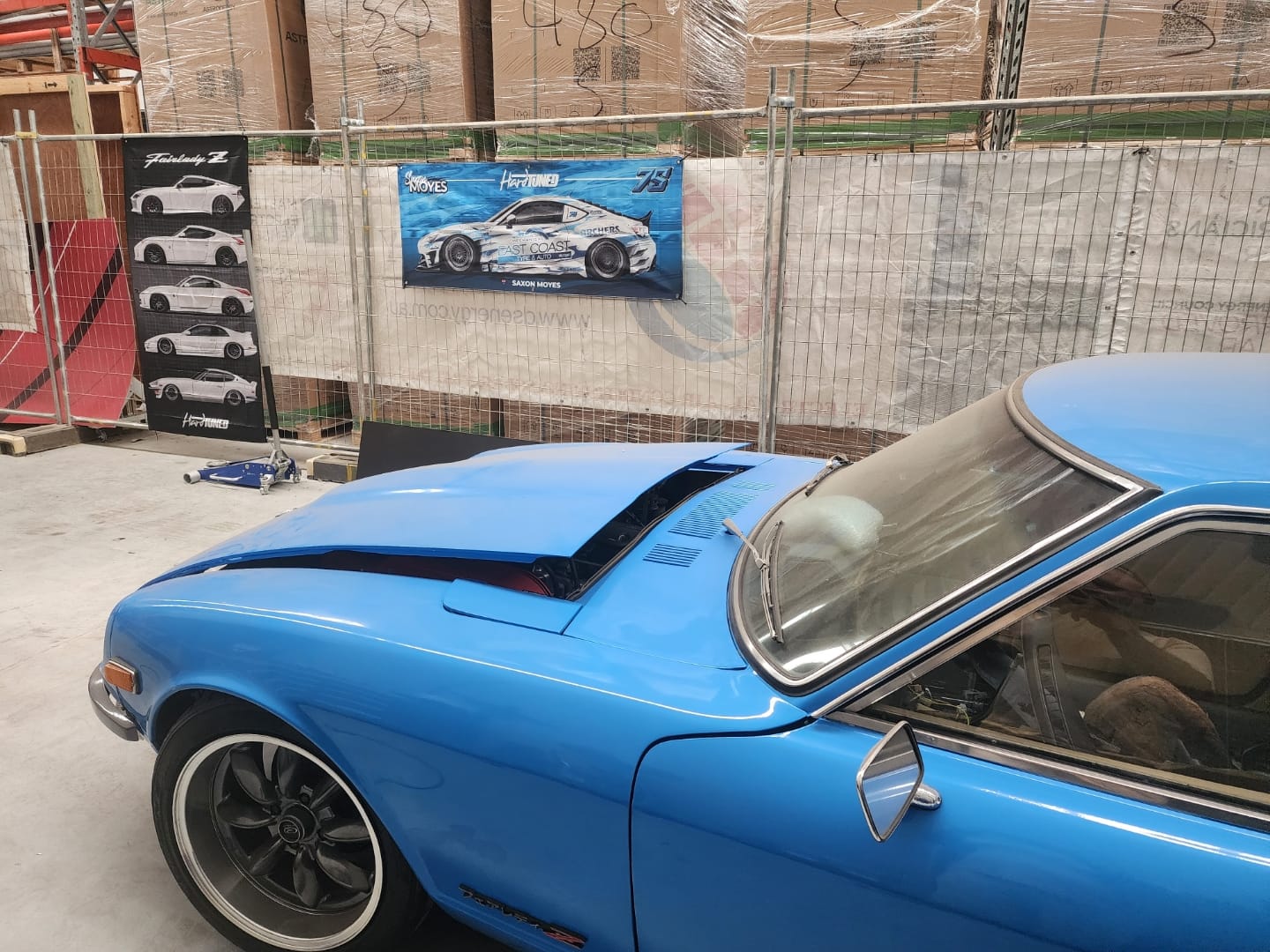 Customer photo review of Saxon Moyes GT86 Garage Flag