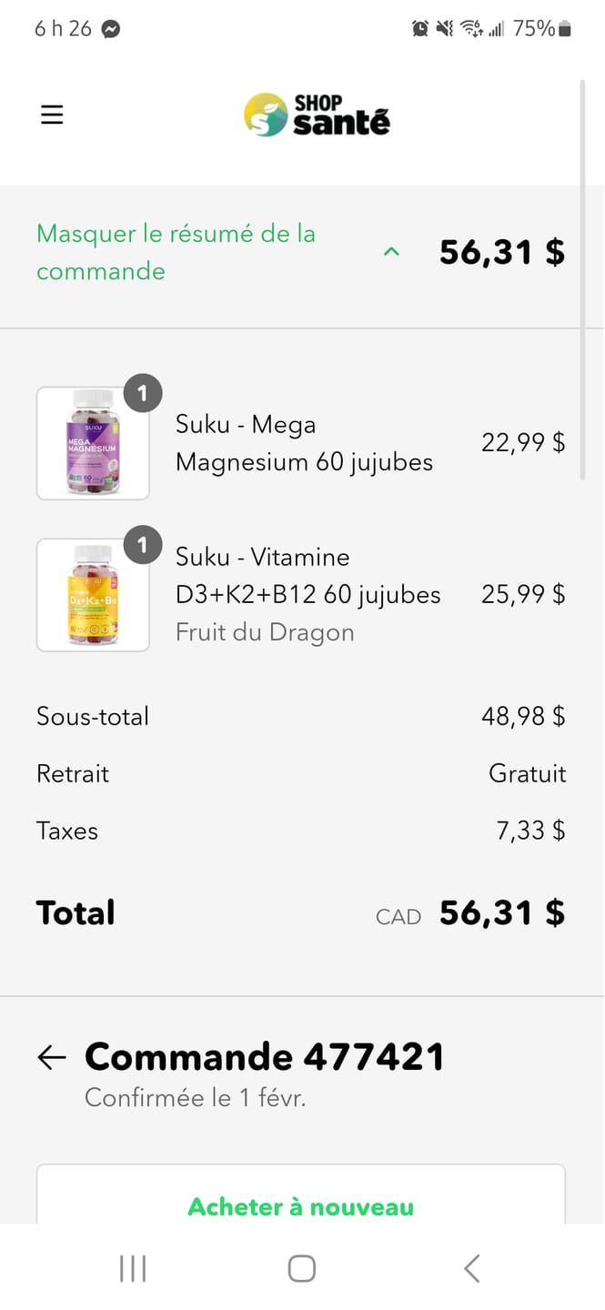 Customer photo review of Suku - Vitamine D3+K2+B12 60 jujubes