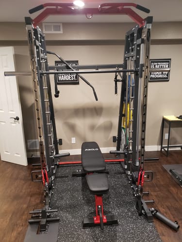 Customer photo review of Rubber Flooring Mat Set - 6 pcs