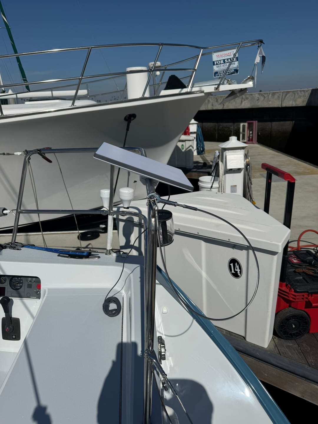 Customer photo review of Starlink Mini Rail Mount