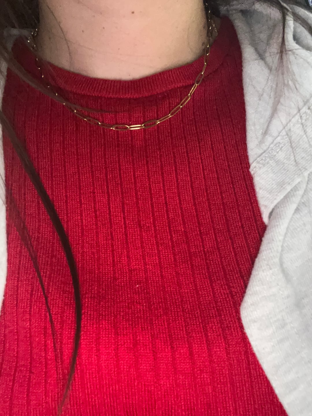 Customer photo review of Paperclip Chain - 3mm
