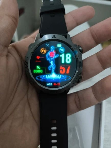 Customer photo review of Bearscome PRO 3 High-end ECG/EKG blood sugar health HD sports smart watch