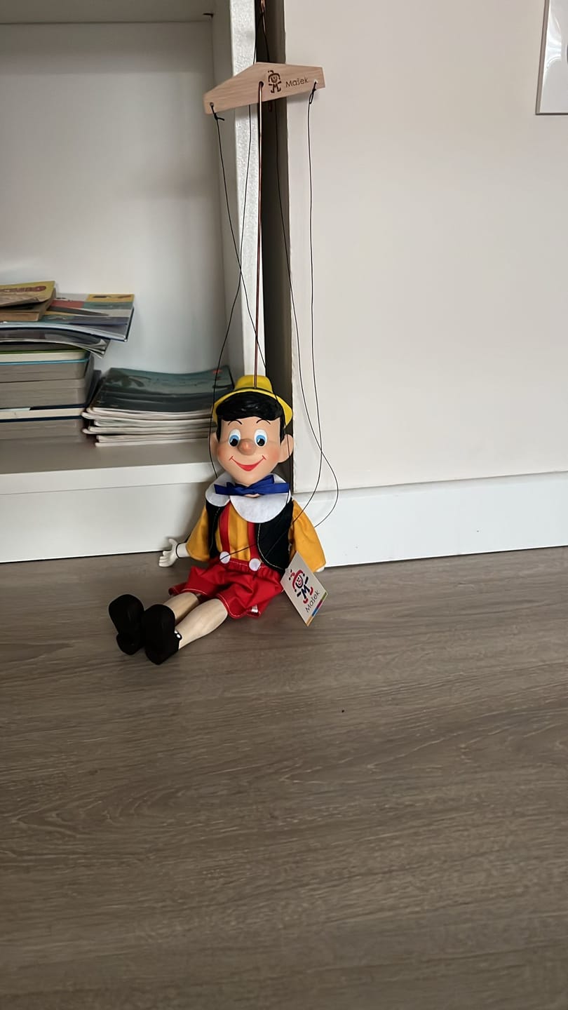 Customer photo review of Pinocchio Marionnette