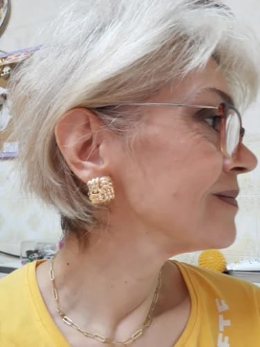 Customer photo review of Paris Earrings