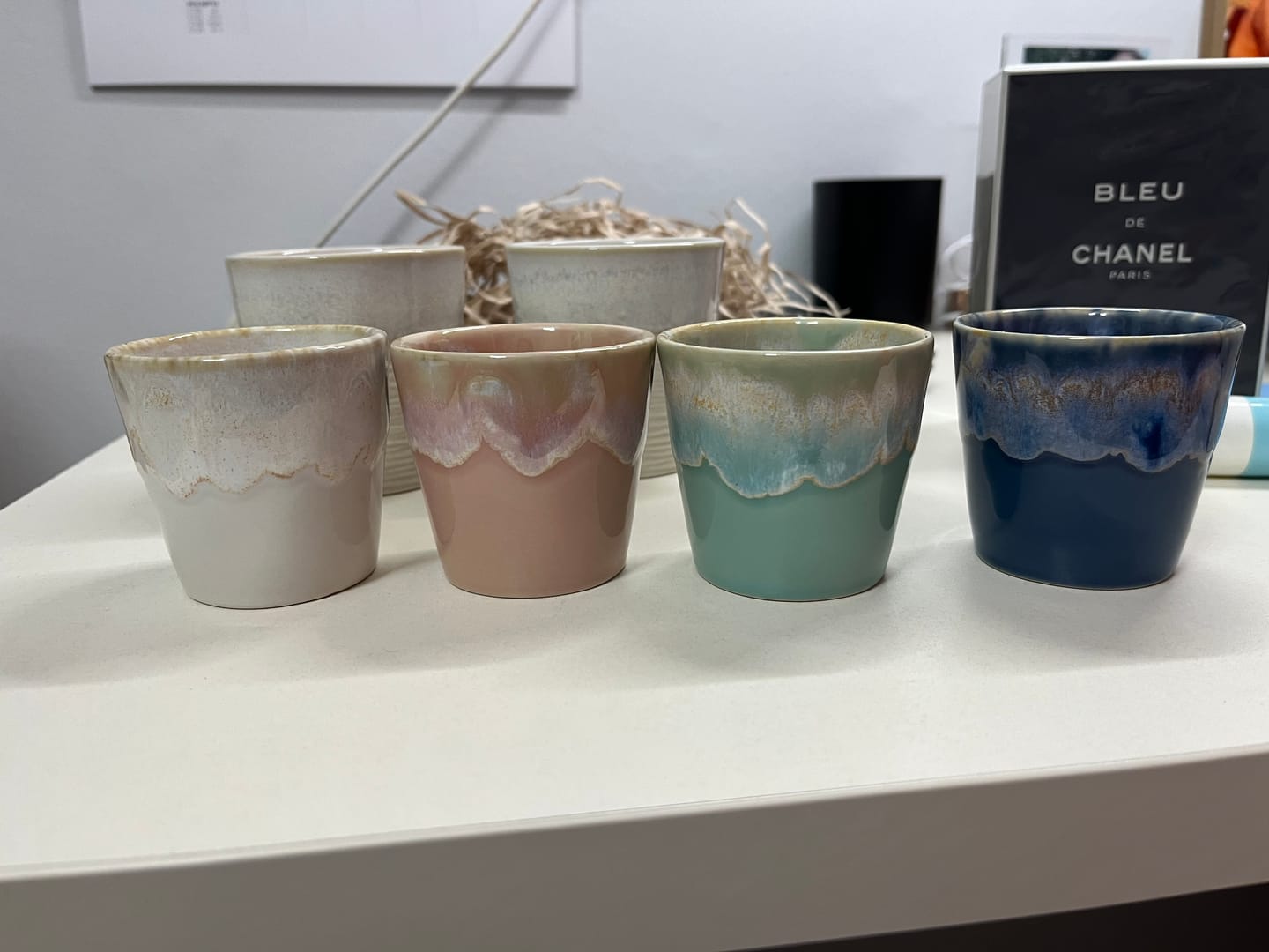 Customer photo review of כוסות אספרסו קרמיקה סדרת- ים