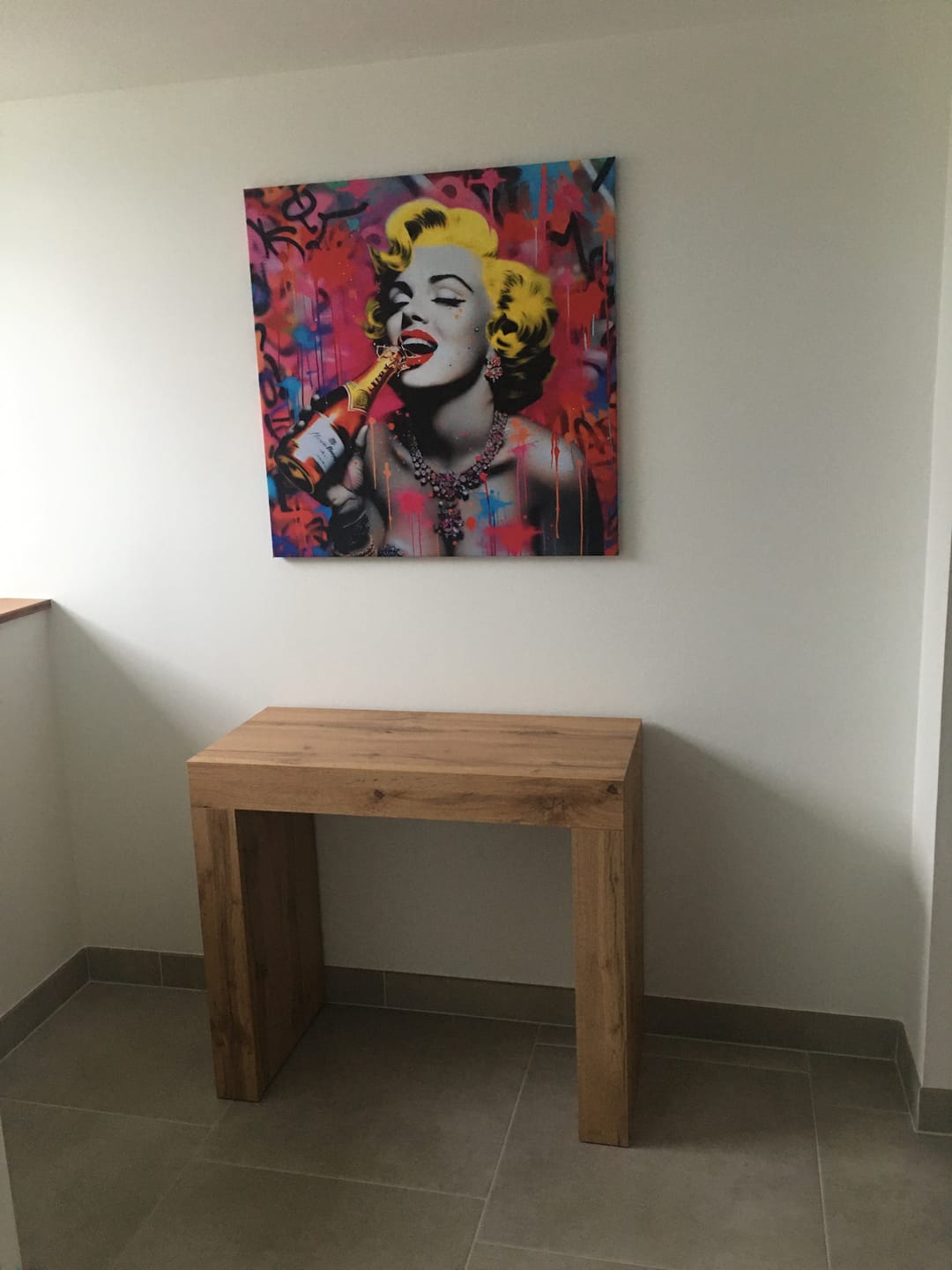 Customer photo review of Tableau Pop Art Marilyn Monroe - Décoration Murale Champagne