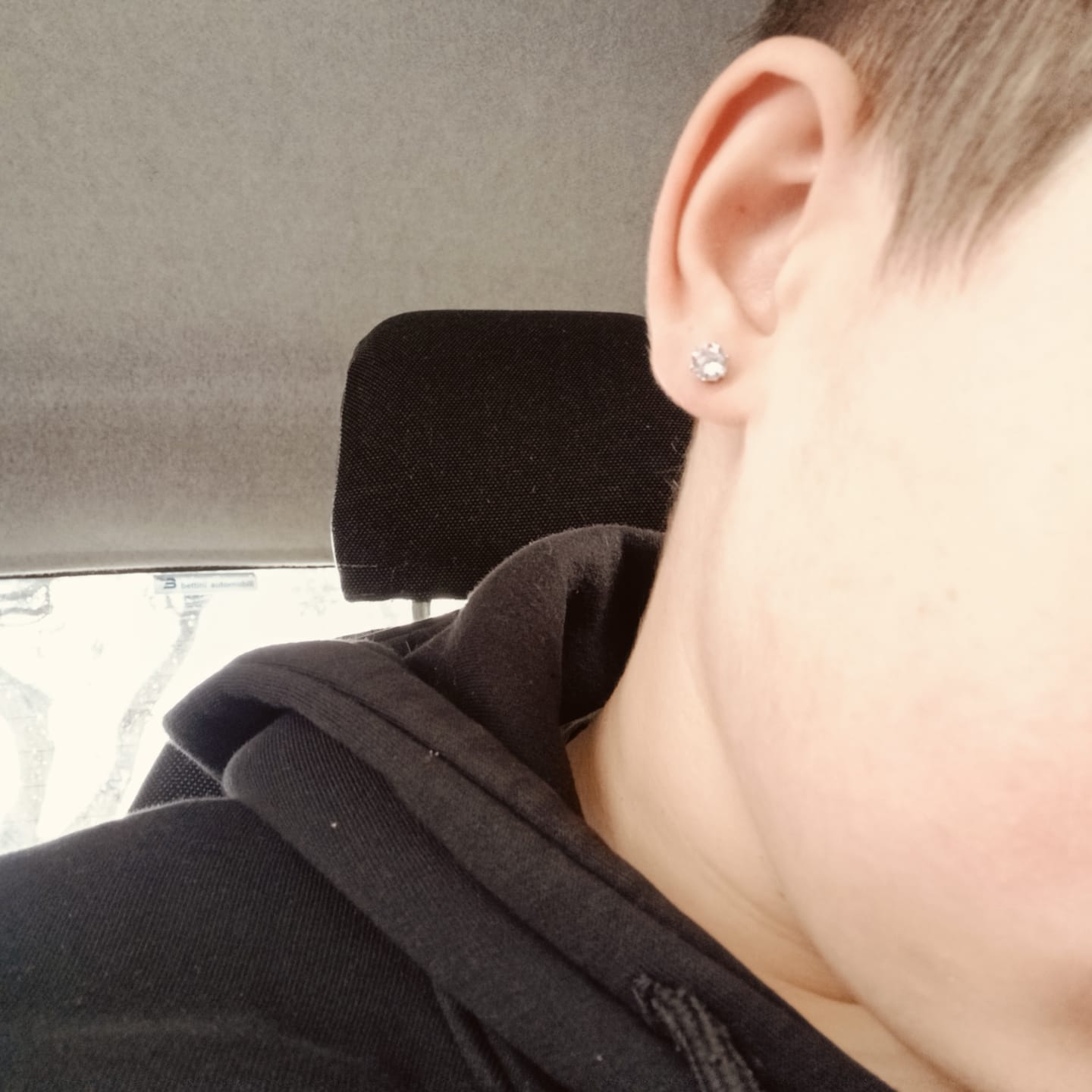Customer photo review of Orecchini Diamond - Silver