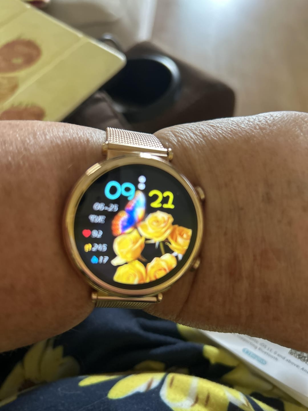 Customer photo review of BEARSCOME Watch 3 Pro Smartwatch Blood sugar/Blood pressure/heart rate monitoring/NFC