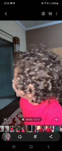 Customer photo review of Curly Kids Bundle