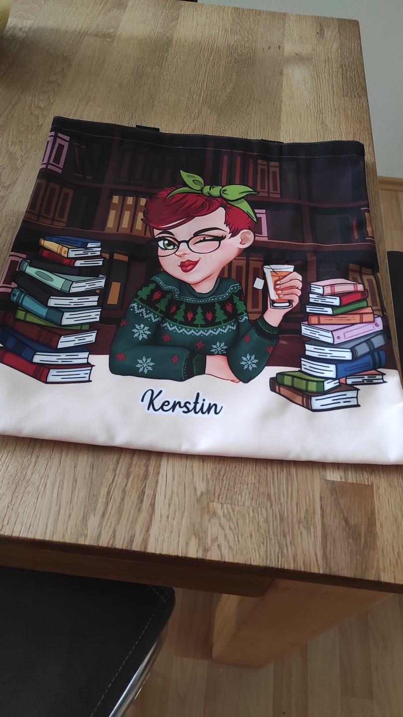 Customer photo review of Bücherliebe - Personalisierte Tragetasche für Buchliebhaberinnen