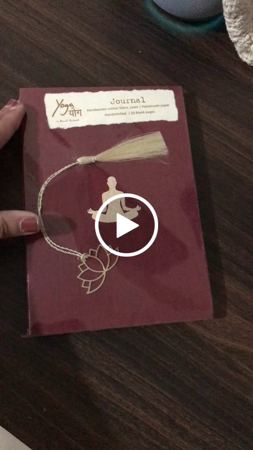 Customer video review of Journal Yoga  - Softbound