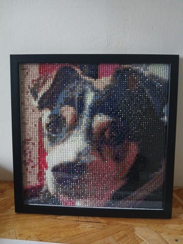 Customer photo review of Broderie Diamant Club™ Kit Personnalisé