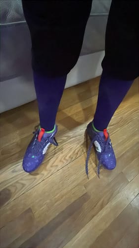 Customer photo review of Classic 'The Joker' Football Cleats - Quantum Speed by Phenom Elite