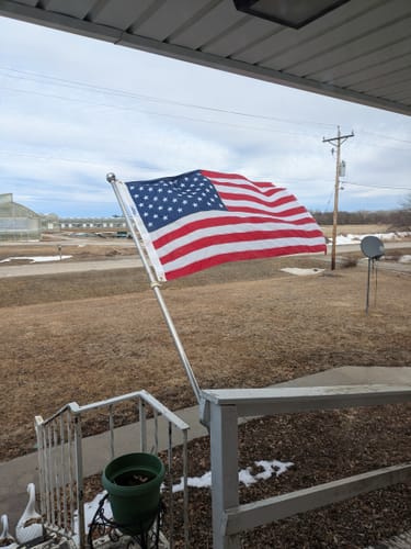 Customer photo review of 4' x 6' American Flag