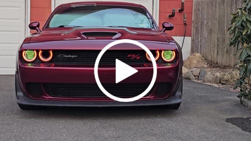 Customer video review of Dodge Challenger RGBW DRL Boards (2015-2024)