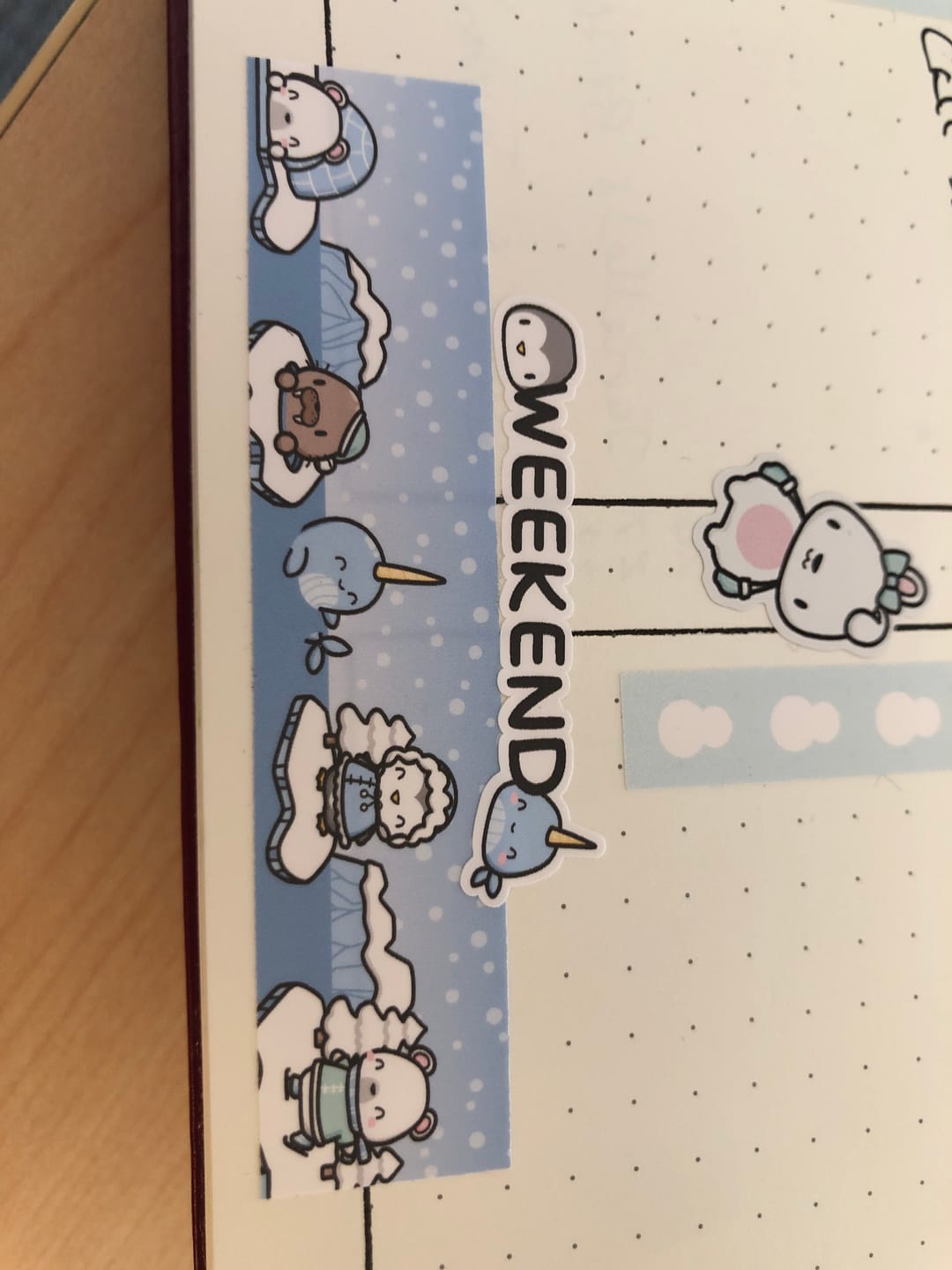 Customer photo review of Arctic Winter Theme Hobonichi Weeks Kit