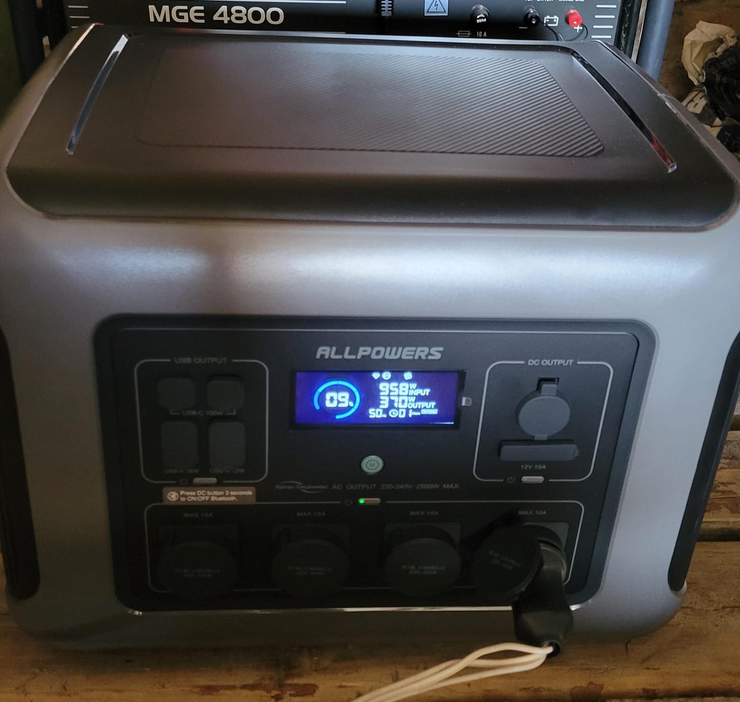 Customer photo review of ALLPOWERS R2500 Portable Power Station 2500W 2016Wh LiFeP04 Battery