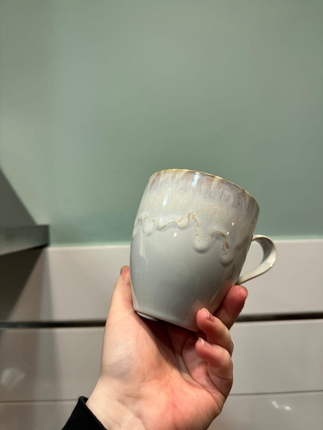 Customer photo review of מאג קרמיקה/חרס סדרת ים עם ידית