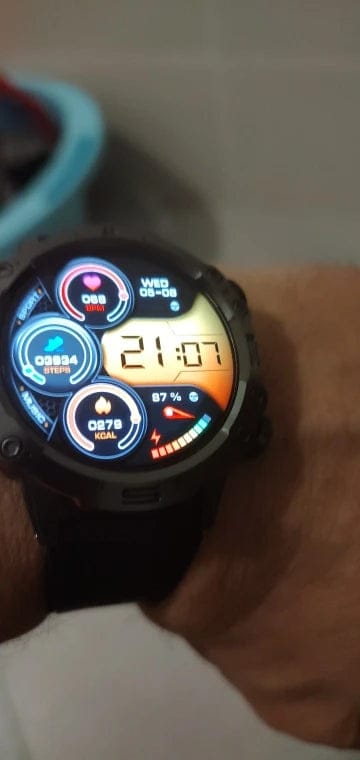 Customer photo review of Bearscome PRO 3 High-end ECG/EKG blood sugar health HD sports smart watch