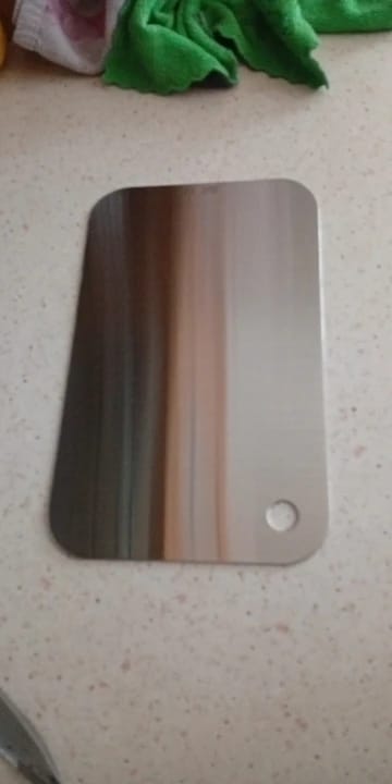 Customer photo review of Steel Chopping Board Set