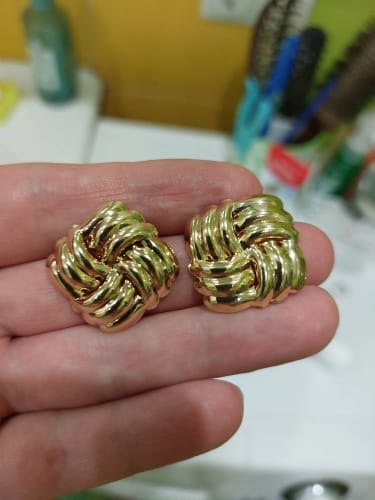 Customer photo review of Paris Earrings