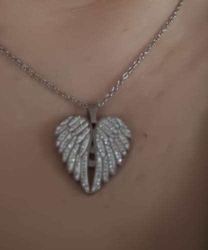Customer photo review of Collana Angelo mio l'originale ✦ Incidi il nome del tuo Angelo