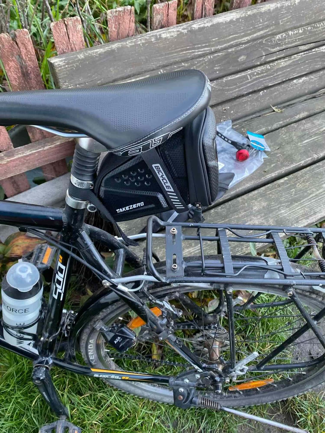 Customer photo review of Takezero Satteltasche