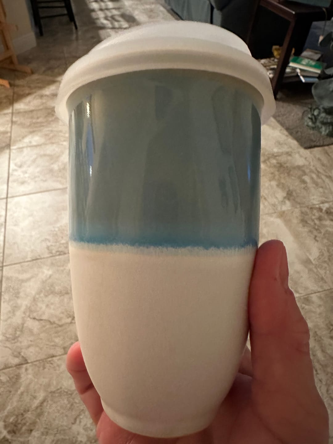 Customer photo review of Lagoon Cup (Includes Lid & Band)